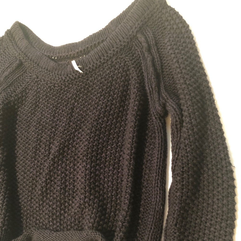 Free People Sweater Knit Navy S